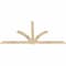 Ekena Millwork Redmond Rough Sawn Timber Gable Bracket, Douglas Fir, 96"W x 48"H x 2"D x 4"F, 12/12 Pitch GBW096X48X0204RED00RDF - alternate 5